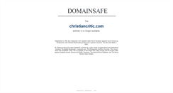 Desktop Screenshot of christiancritic.com