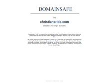 Tablet Screenshot of christiancritic.com